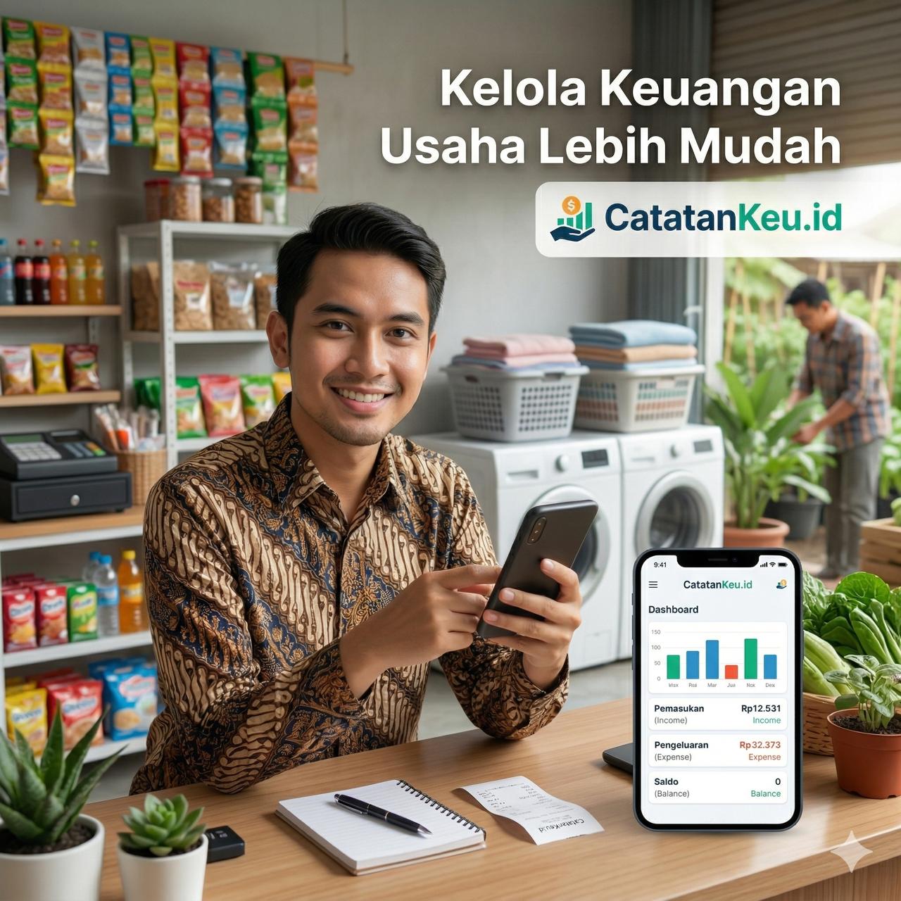 CatatanKeu.id - Aplikasi Pencatatan Keuangan Usaha