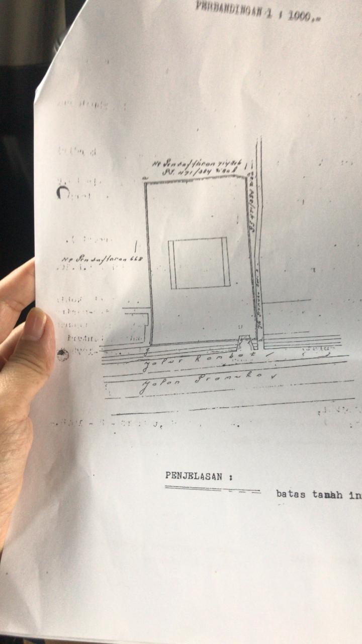 Lahan di Jln. Pramuka
