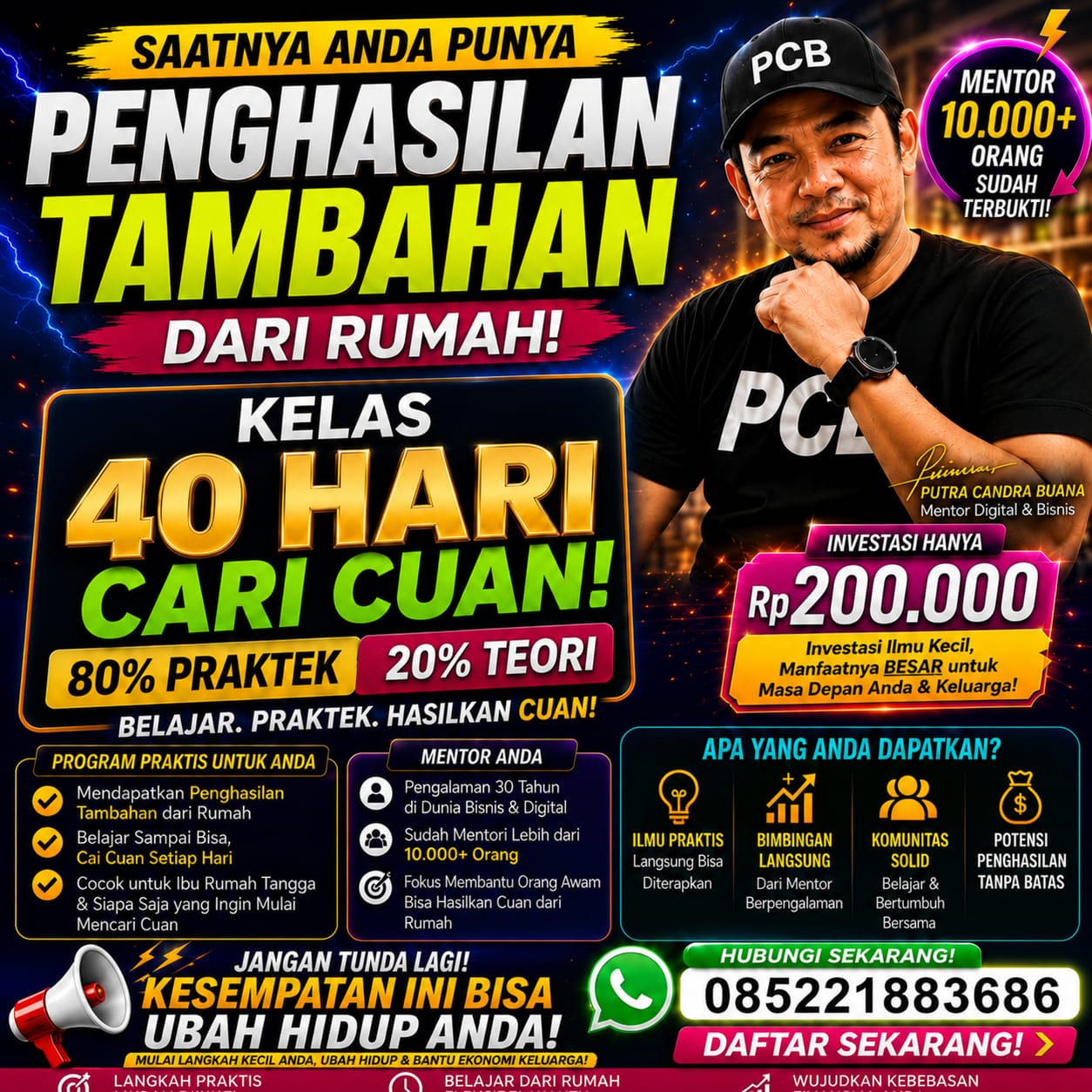 Kelas 40 Hari Cari Cuan!