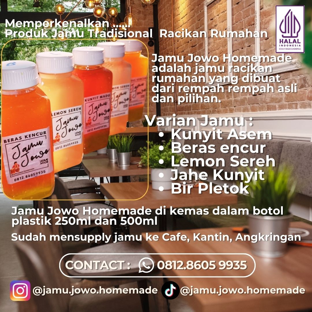Jamu Jowo Homemade