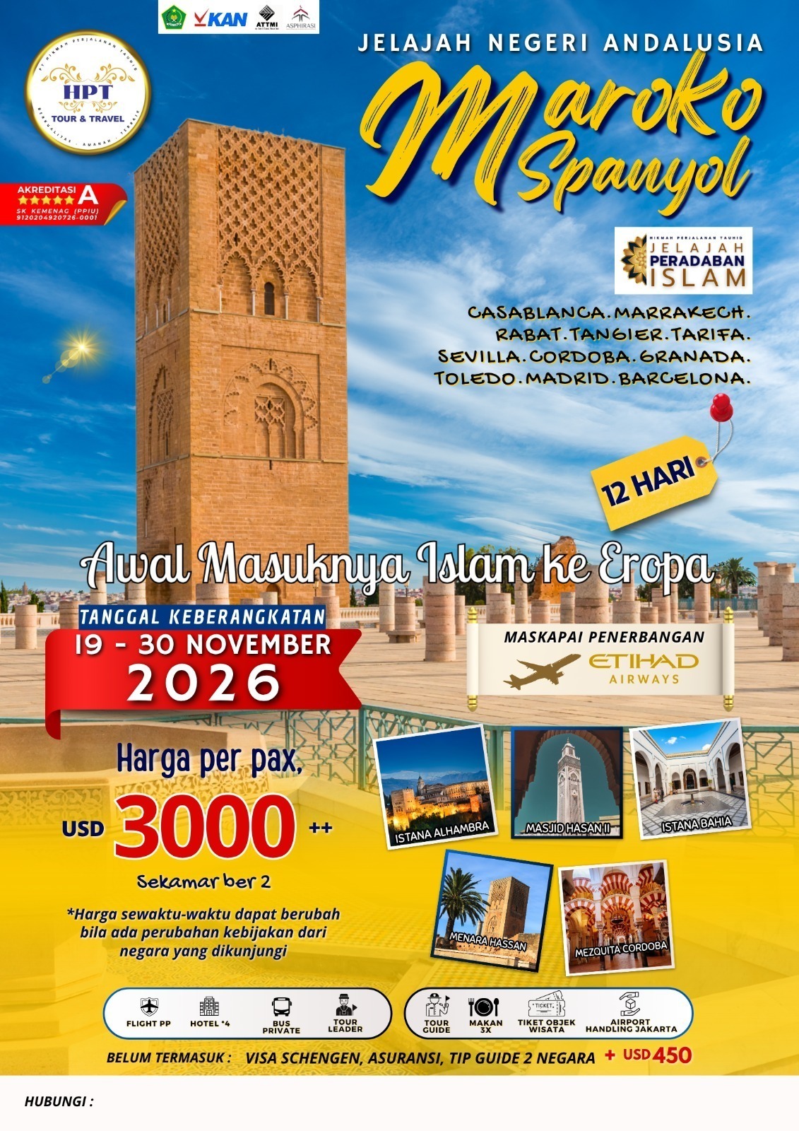 Jelajah Negeri Andalusia: Maroko Spanyol